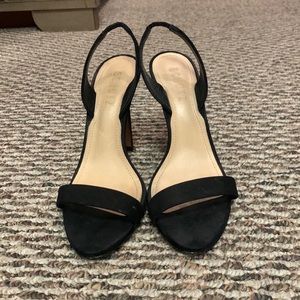 Schutz Luriane slingback black heels